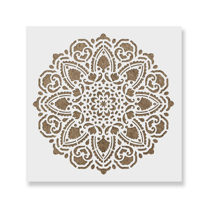 Tranquility Mandala Stencil