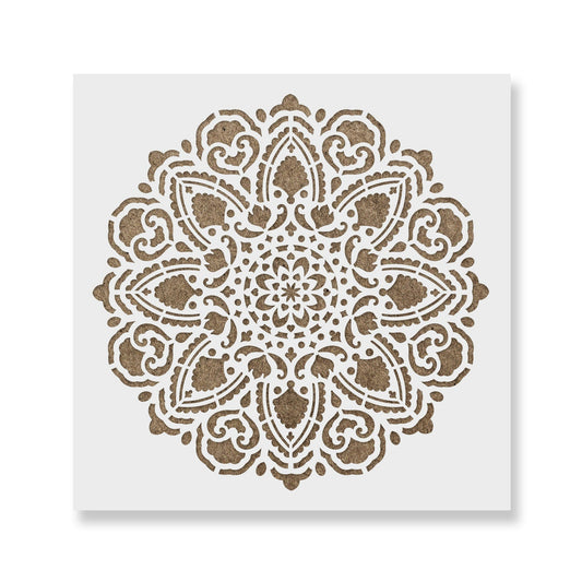 Tranquility Mandala Stencil