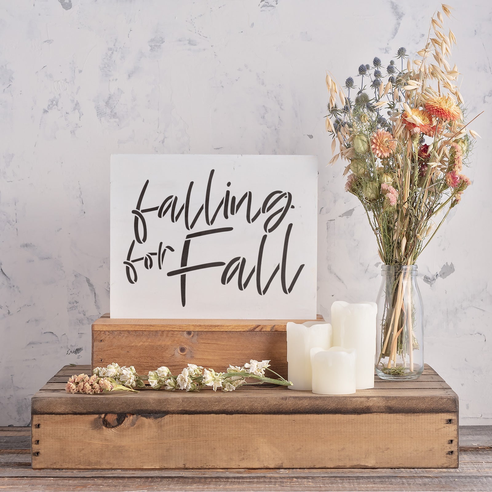 Falling For Fall Stencil