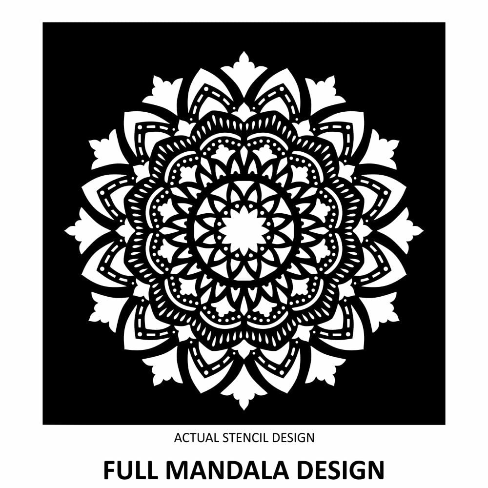 Daya Mandala Stencil