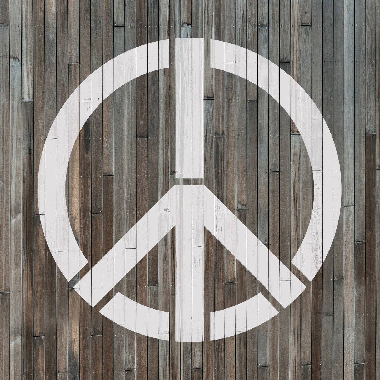 Peace Sign Stencil