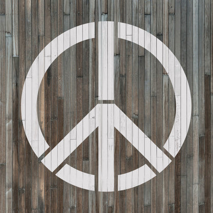 Peace Sign Stencil