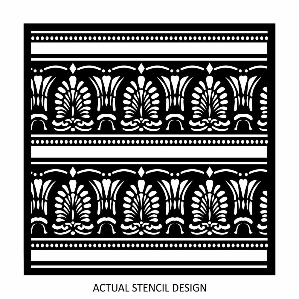 Angelo Damask Wall Stencil