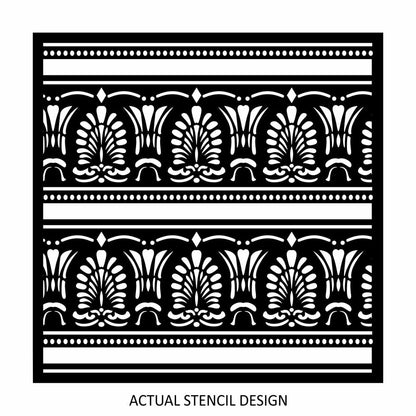 Angelo Damask Wall Stencil