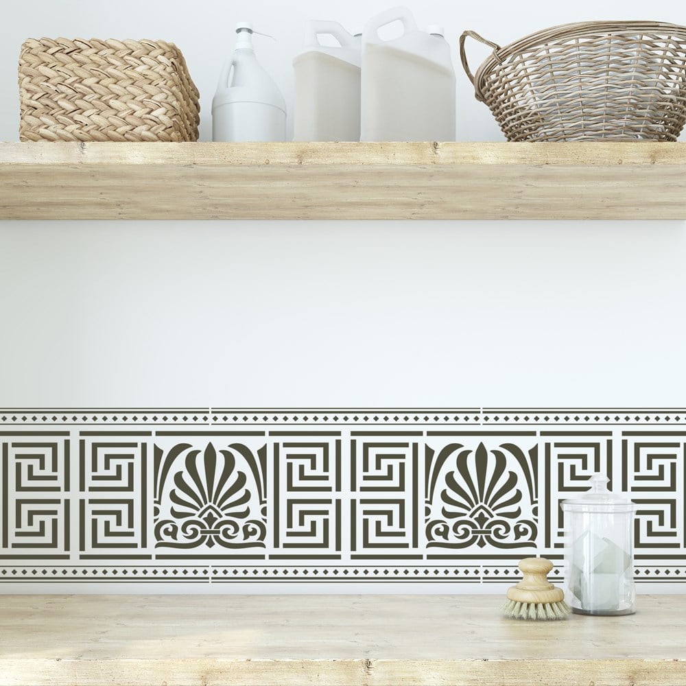 Mykonos Damask Stencil