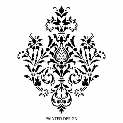 Cellini Floral Damask Stencil