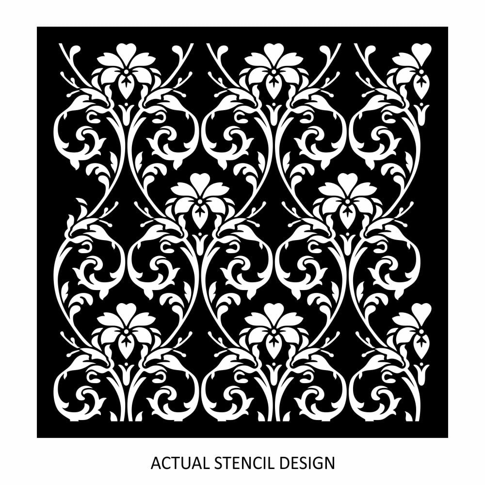 Majestic Floral Allover Stencil