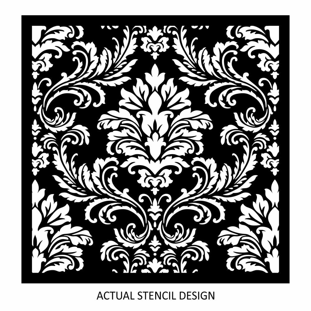 Florencia Elegant Damask Stencil