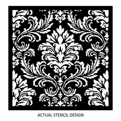 Florencia Elegant Damask Stencil