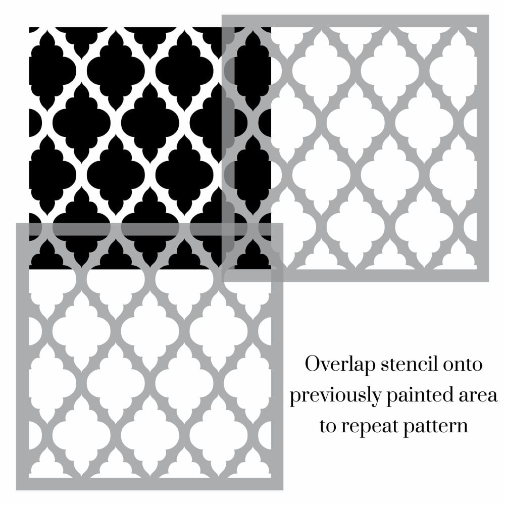 Jasmine Trellis Stencil