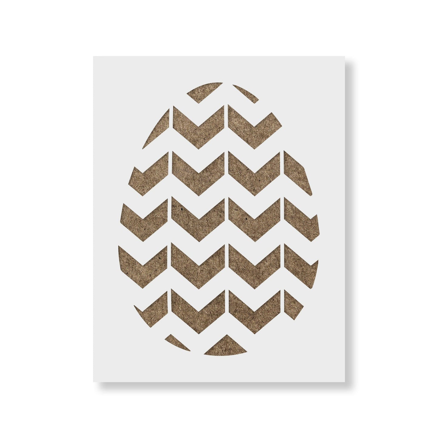 Easter Egg Chevron Stencil