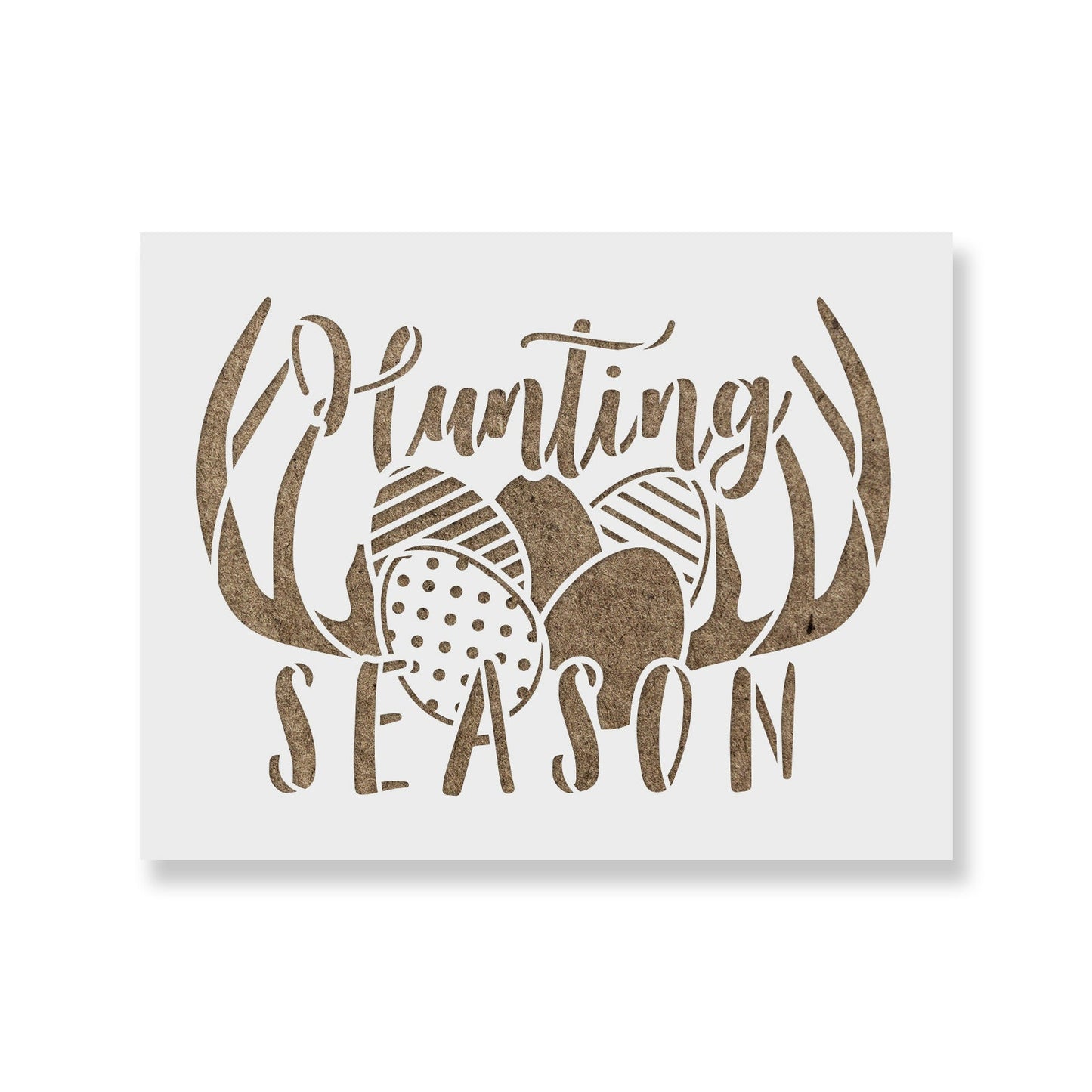 Easter Egg Hunting Season Stencil