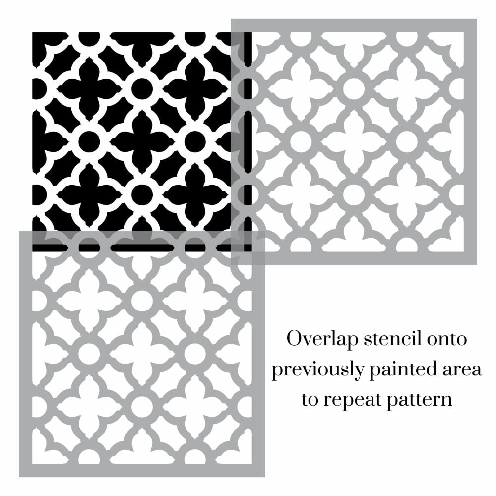 Marrakesh Moroccan Trellis Stencil