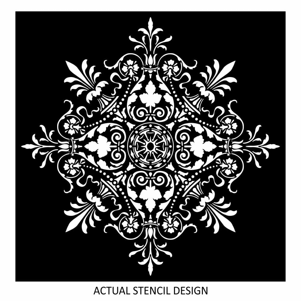 Pavia Damask Stencil