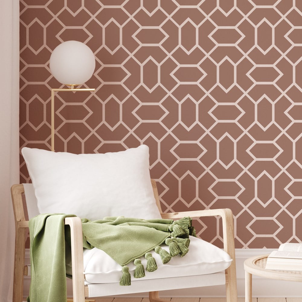 Geo Glam Wall Stencil