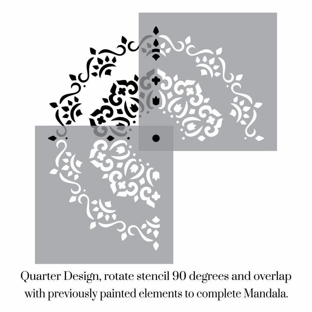 Khandra Mandala Stencil