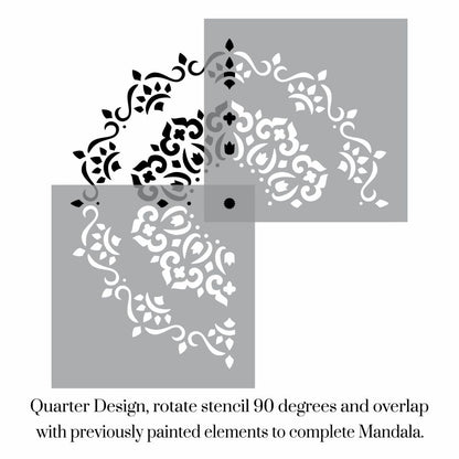 Khandra Mandala Stencil