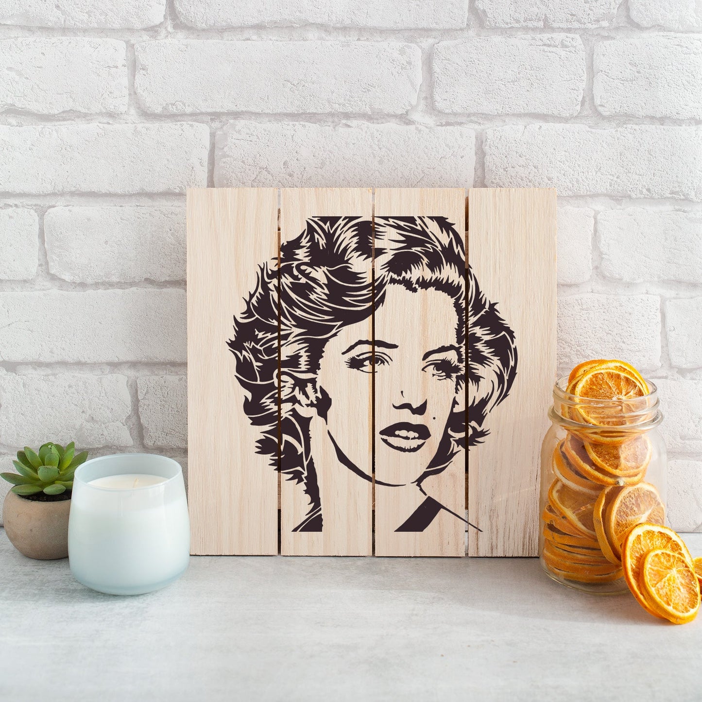 Marilyn Monroe Stencil