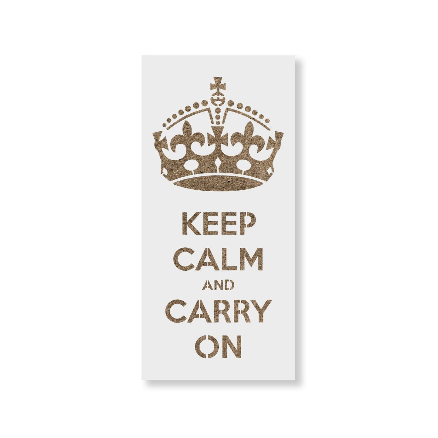 Keep Calm Carry On Stencil