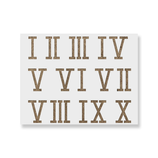 Roman Numerals Stencil