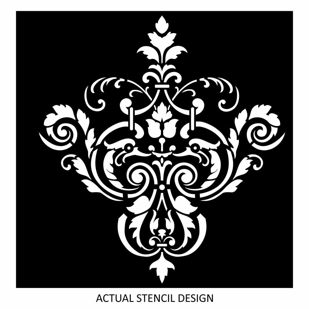 Loire Damask Stencil