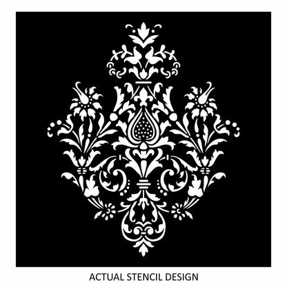 Cellini Floral Damask Stencil