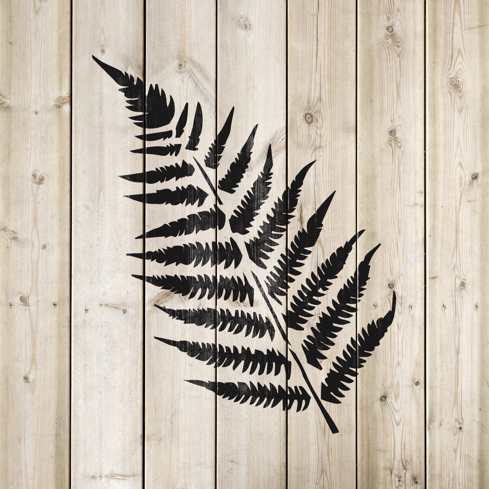 Ferns Stencil