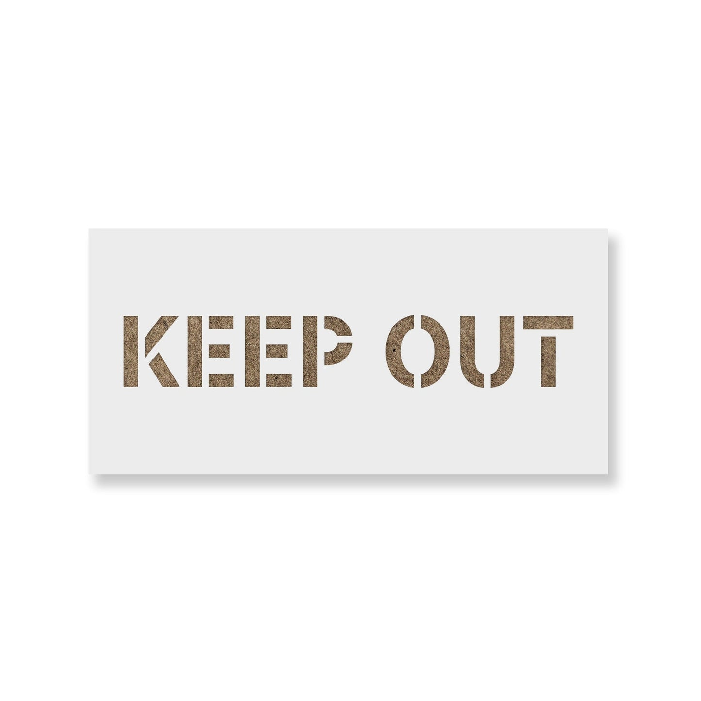 Keep Out Sign Stencil