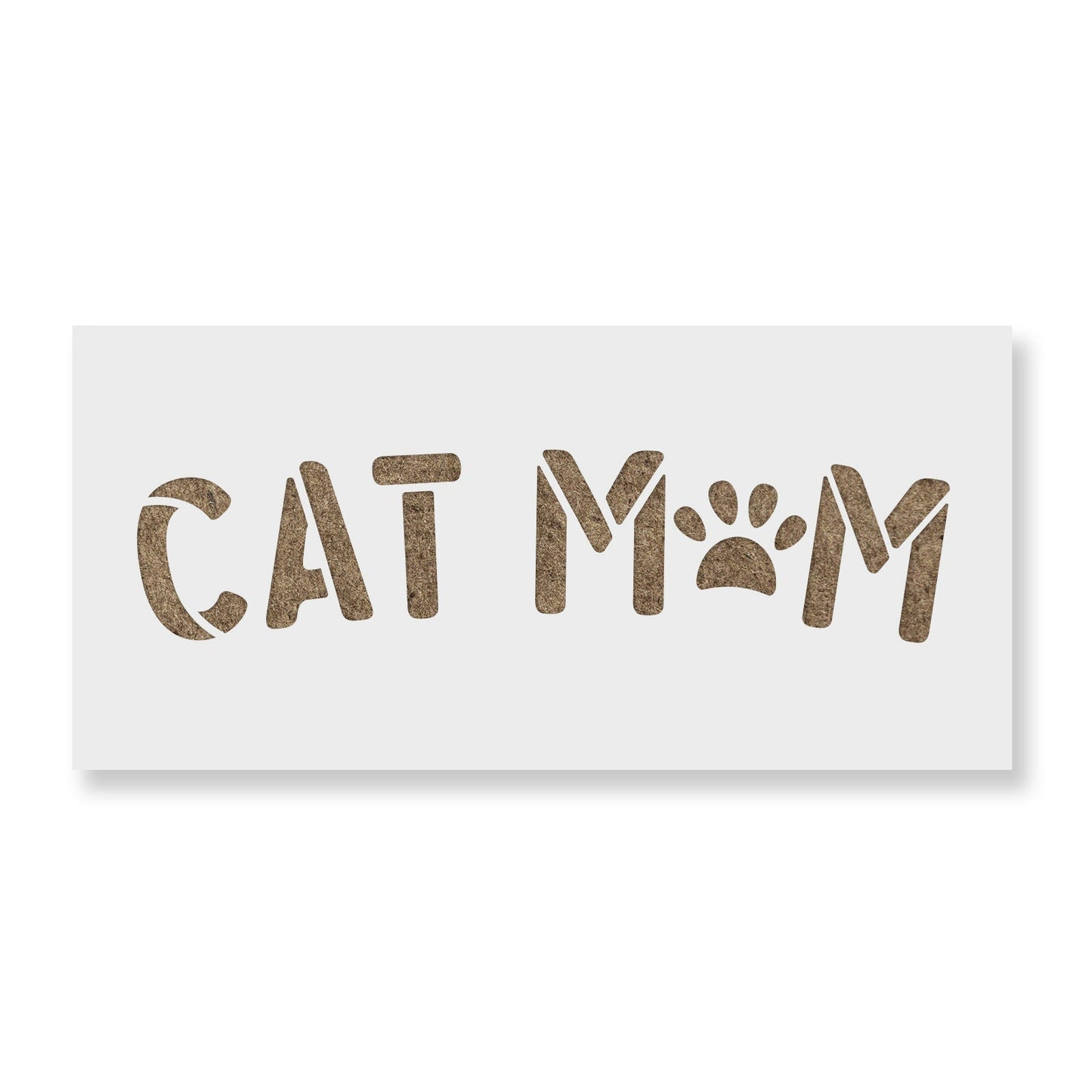 Cat Mom Stencil