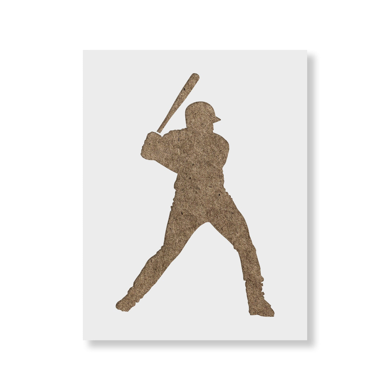 Baseball Player Stencil