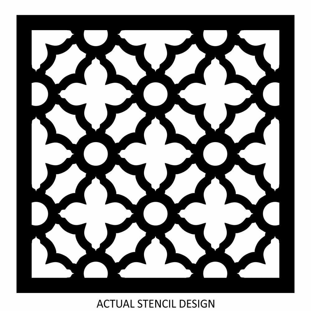 Marrakesh Moroccan Trellis Stencil