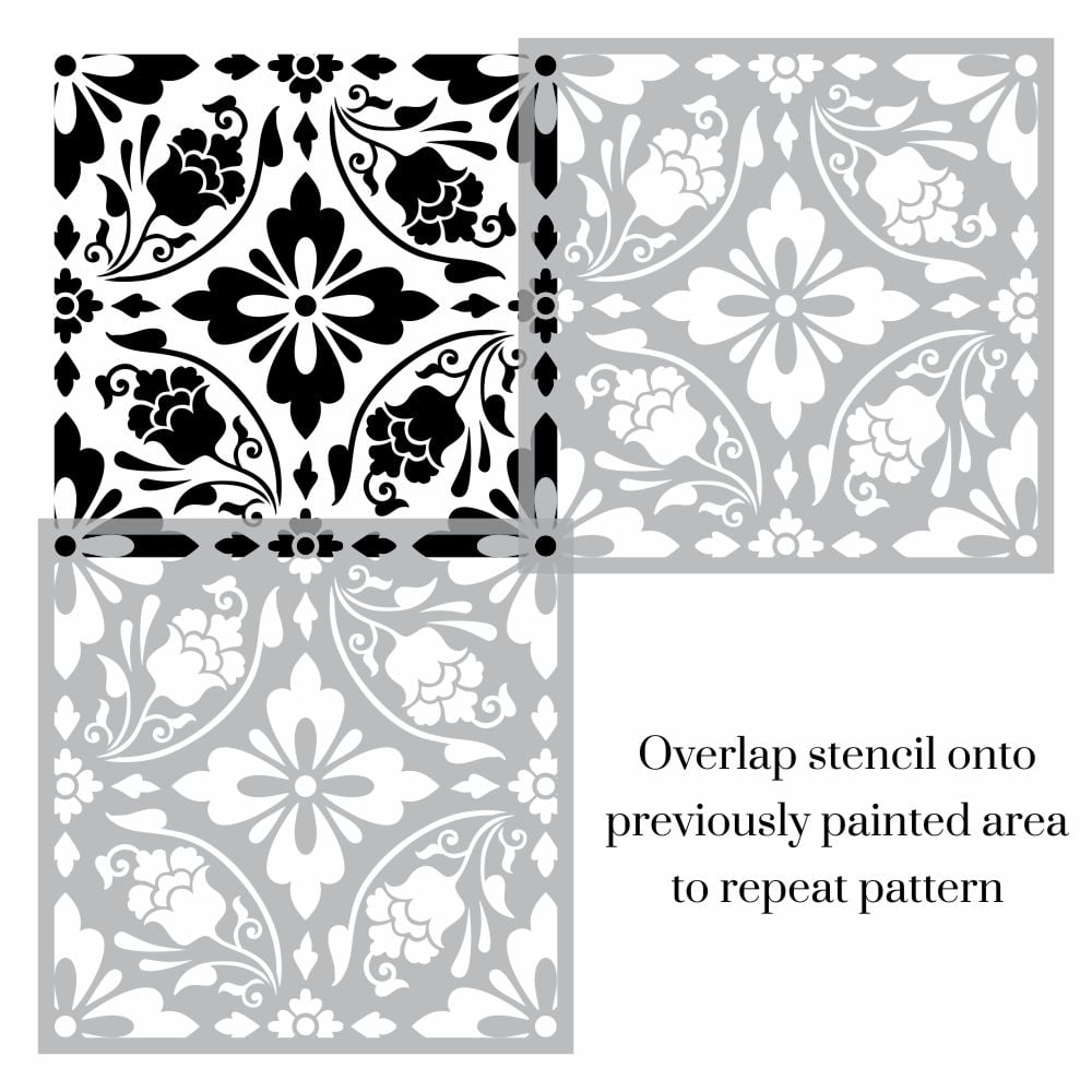 Barletta Spanish Wall Stencil