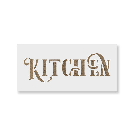 Rustic Kitchen Stencil