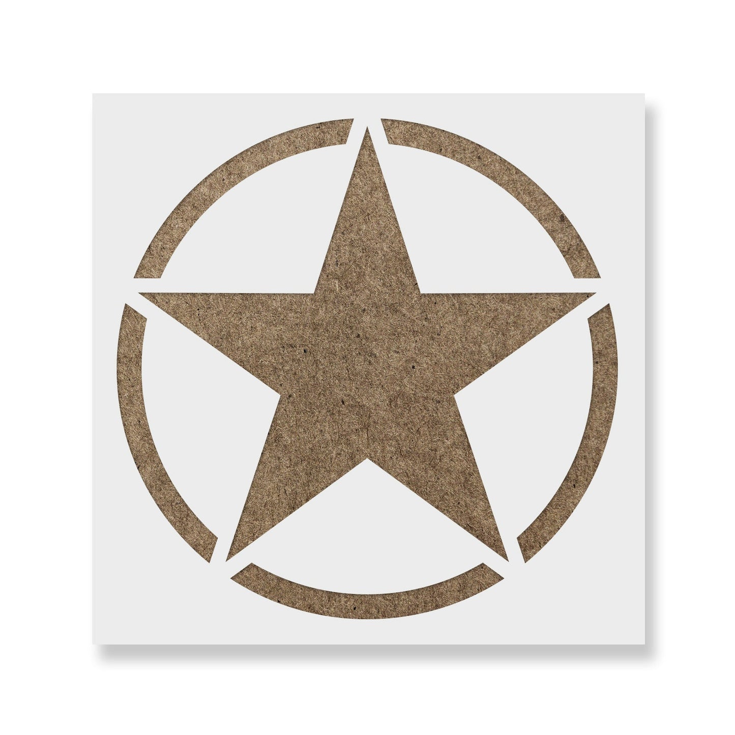 MIlitary Star Stencil