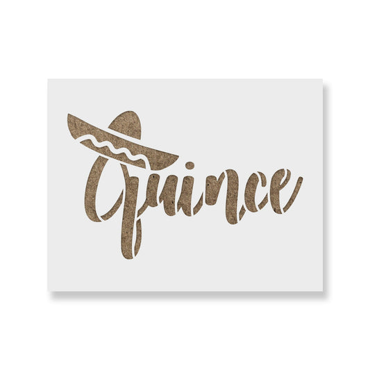 Quince Fiesta Stencil