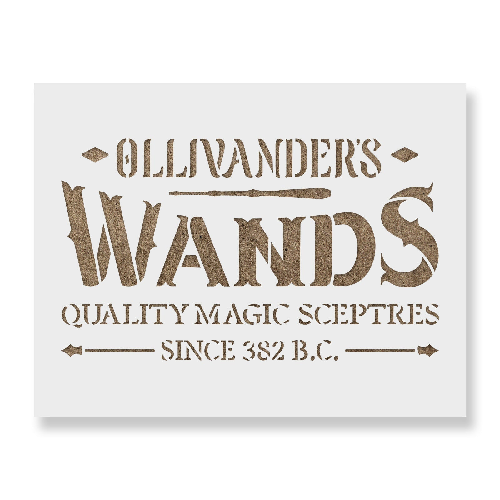 Mystic Magic Wands Stencil