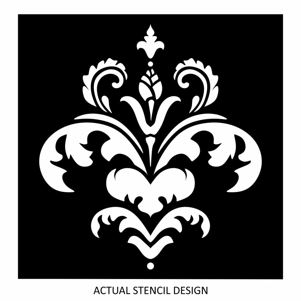 Avenue Baroque Damask Stencil