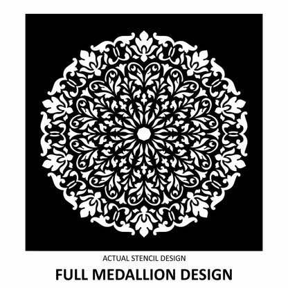 Amira Floral Medallion Stencil