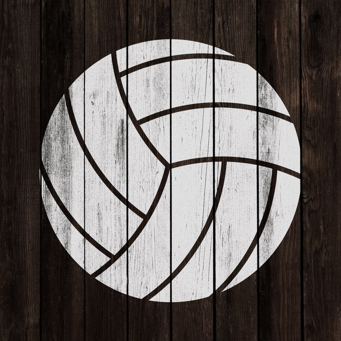 Volleyball Stencil