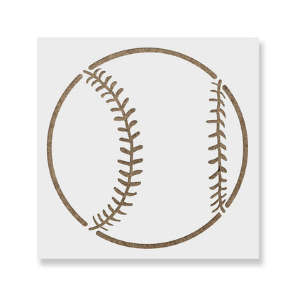 Baseball Stencil