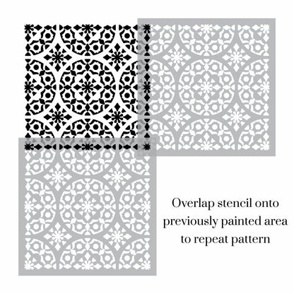 Marrakech Decorative Wall Stencil