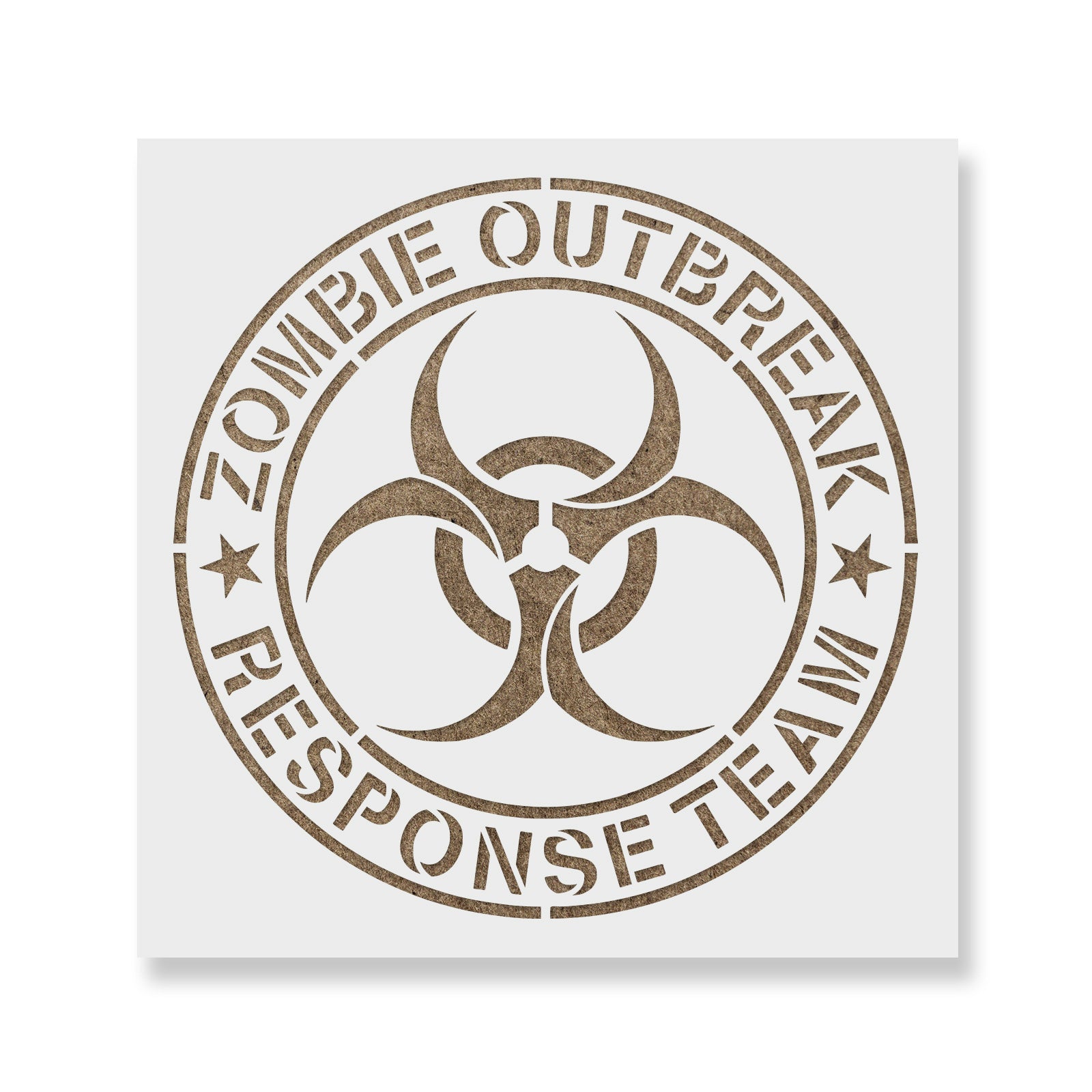 Zombie Outbreak Stencil