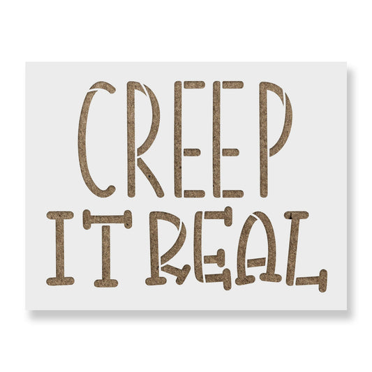 Creep It Real Stencil