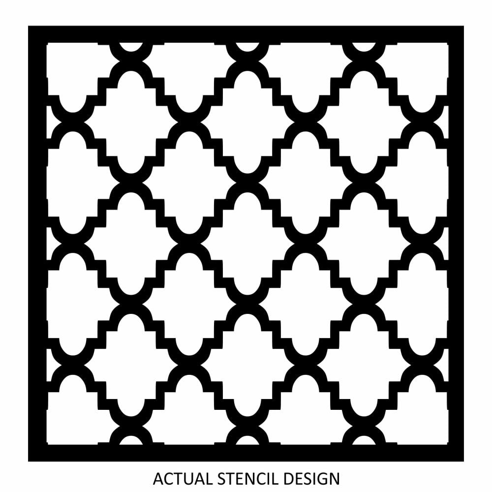 Moroc Arch Trellis Stencil