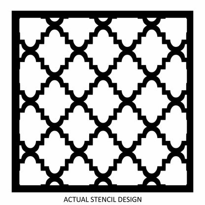 Moroc Arch Trellis Stencil