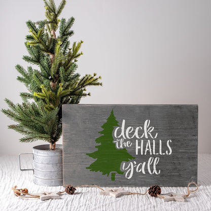 Deck The Halls Stencil