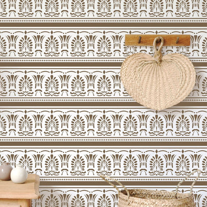 Angelo Damask Wall Stencil