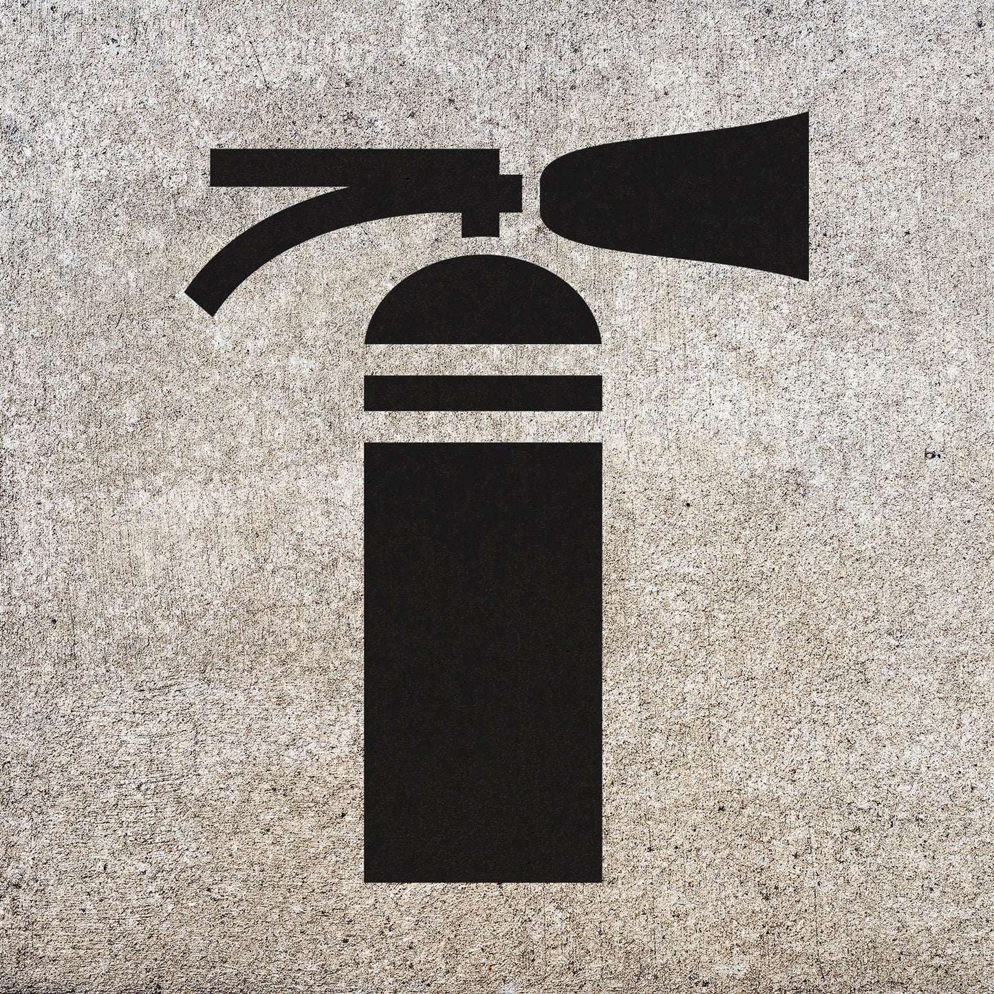 Fire Extinguisher Stencil