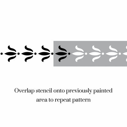 Edwardian Border Stencil