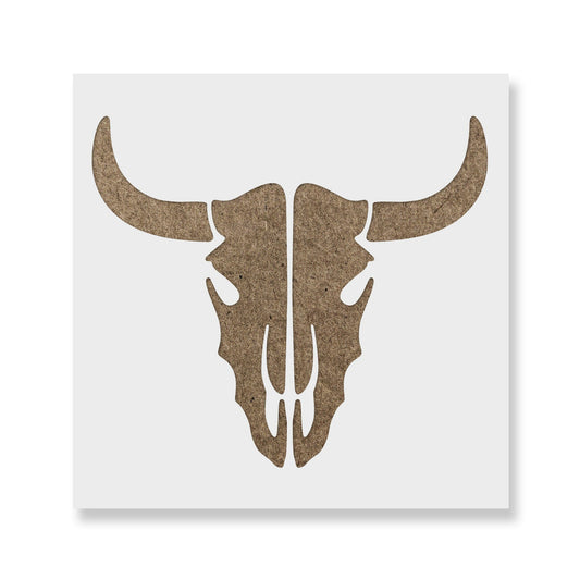 Cow Skull Stencil